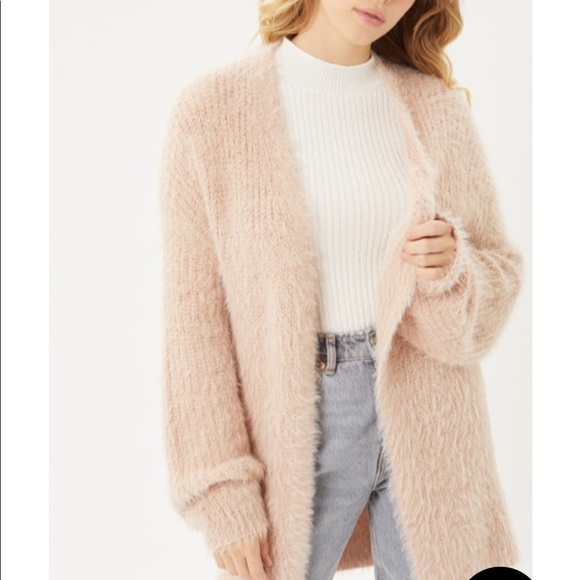 Love tree fuzzy cardigan - Picture 1 of 3